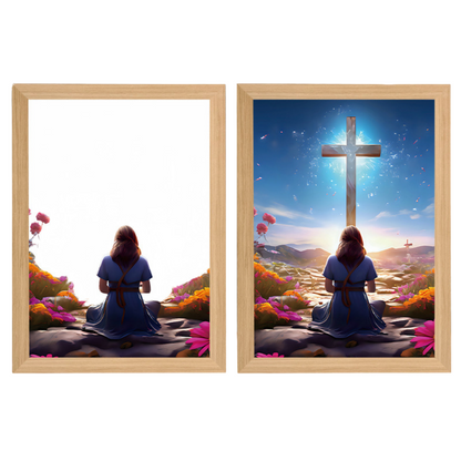 4D LED Jesus Painting