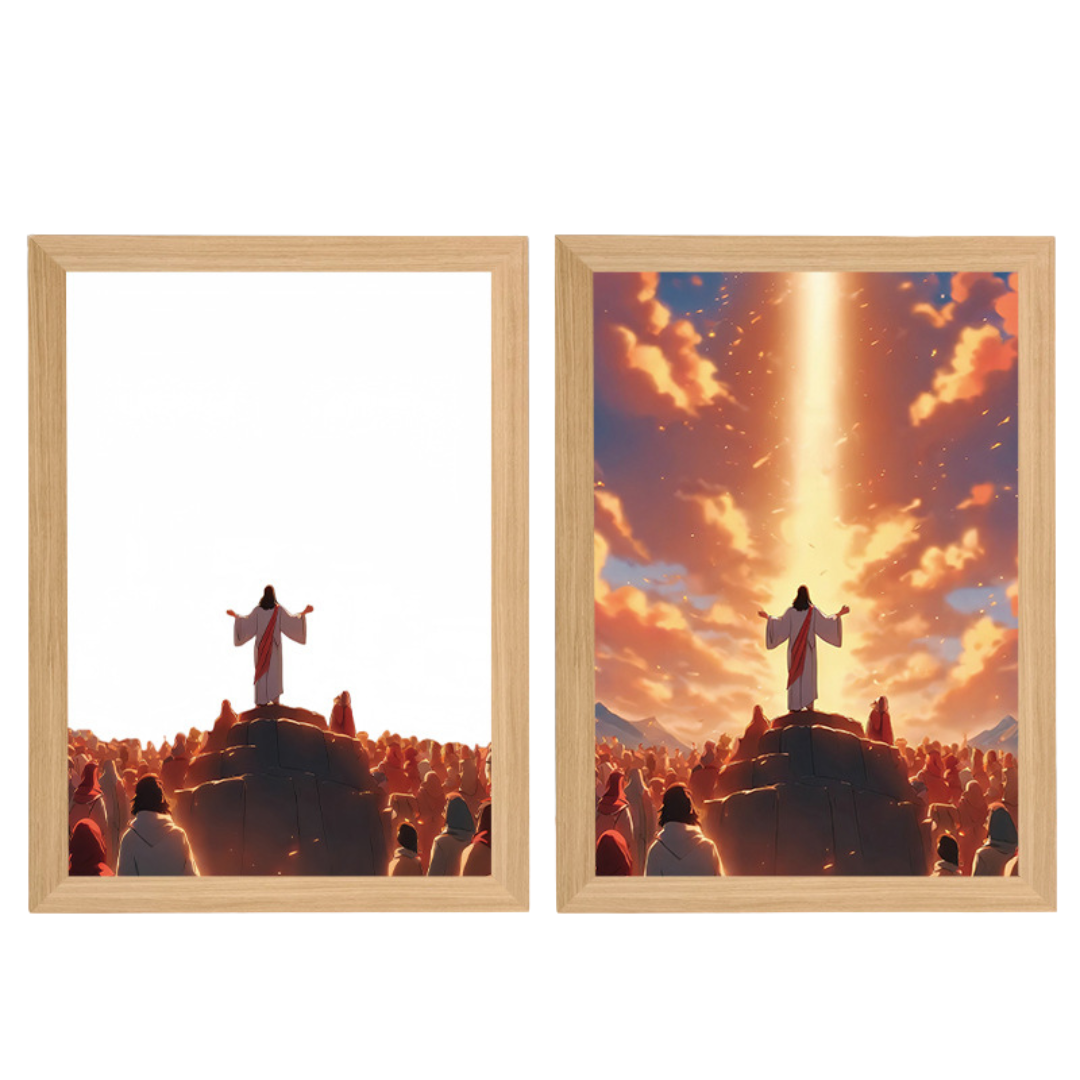 4D LED Jesus Painting