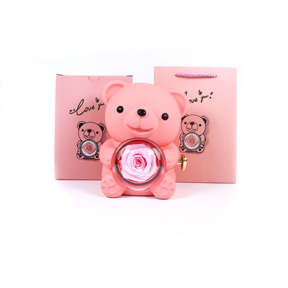 Eternal Rose Bear - Premium Packaging & Ready to Gift