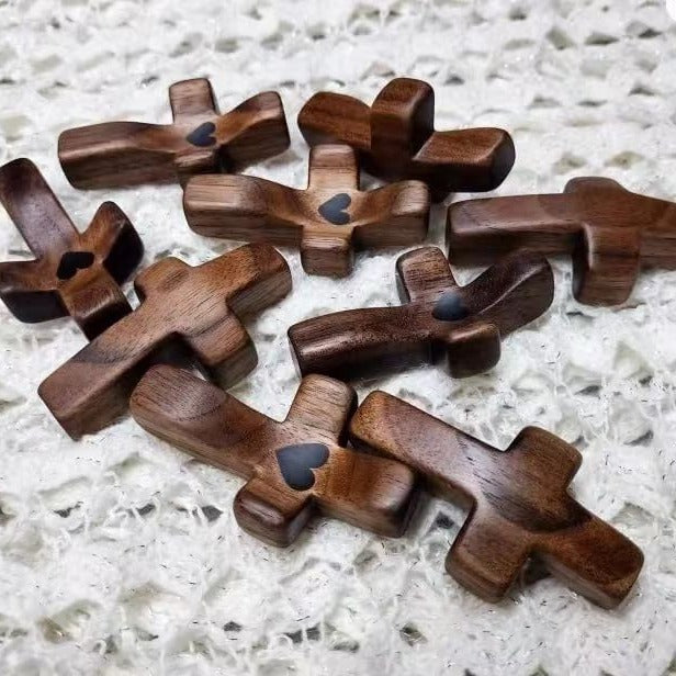 Wooden Cross For Anxiety & Stress Relief