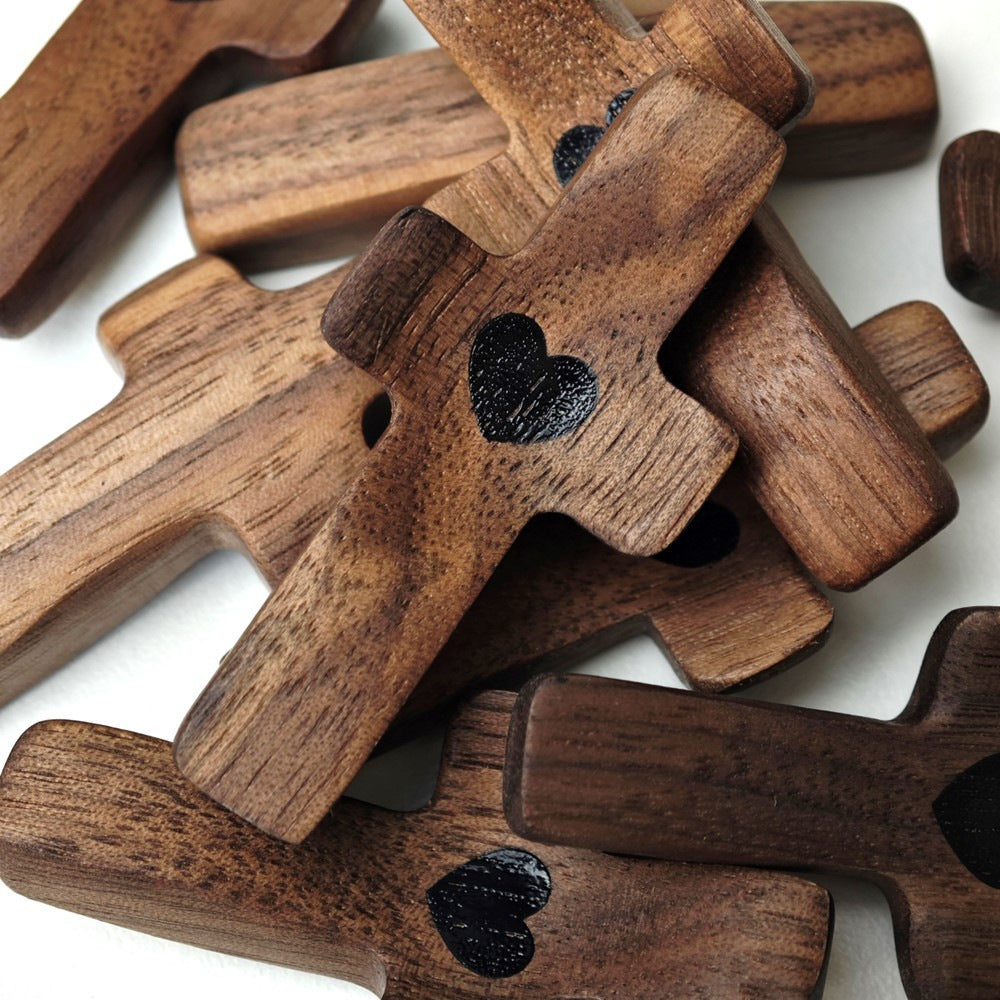 Wooden Cross For Anxiety & Stress Relief