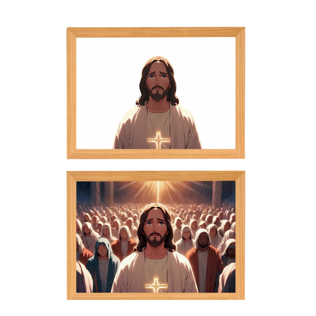 4D LED Jesus Painting